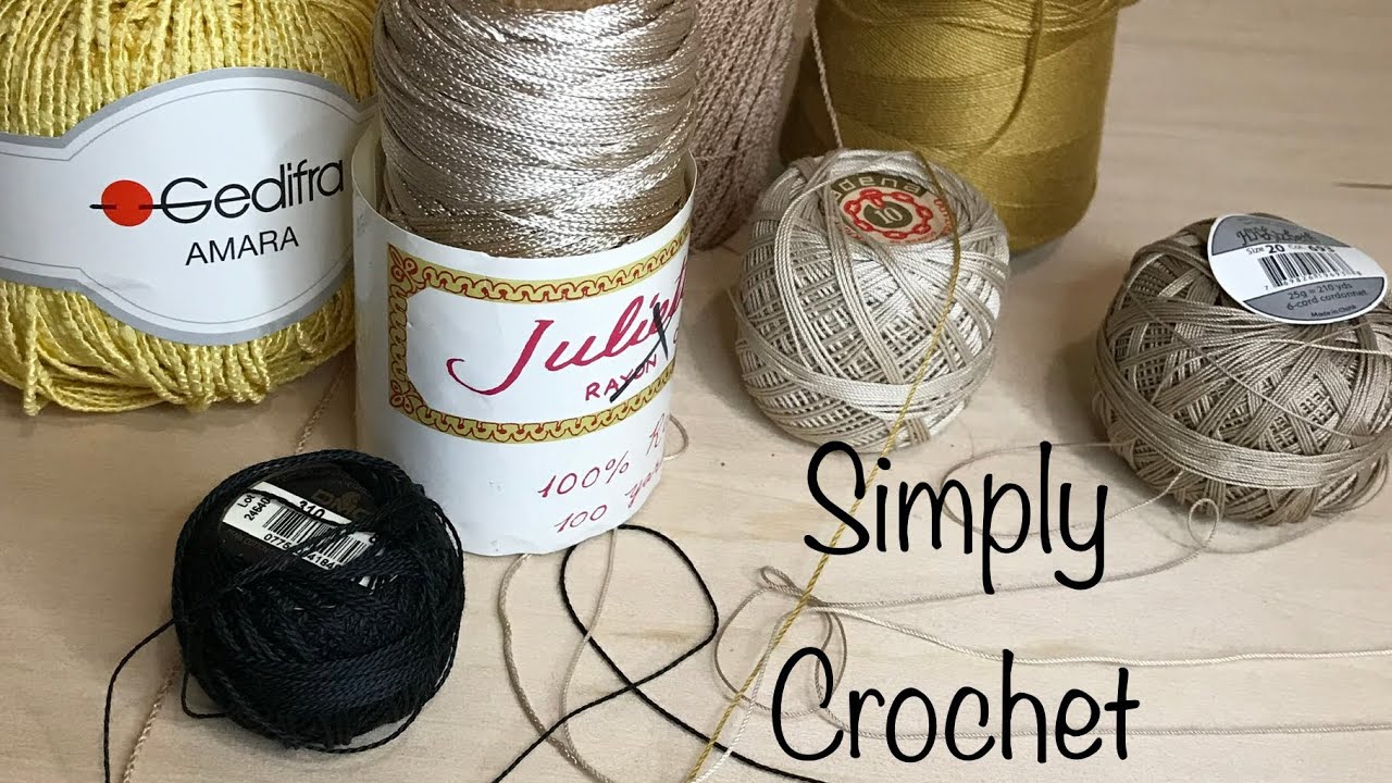 Trying to figure out best thread to use for micro crochet… : r/crochet