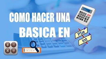 ✨COMO HACER UNA CALCULADORA BASICA EN #PSEINT (OPERACIONES BASICAS)  - 👀EJERCICIOS #PSEINT👀