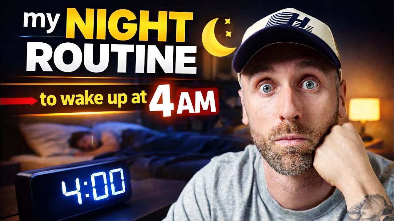 Как я на самом деле просыпаюсь в 4 утра (мой точный ночной распорядок)