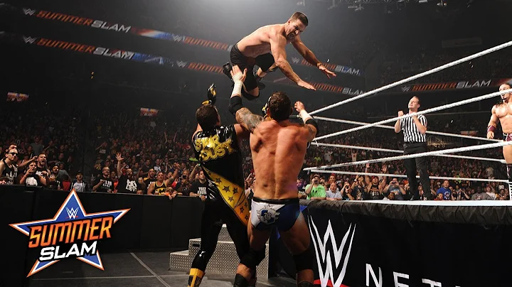 WWE Network: Neville & Stephen Amell vs. Stardust ...