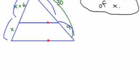 How to Solve Triangle Proportional Parts