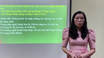 TRƯỜNG THCS ĐÀ NẴNG - TP HẢI PHÒNG: MÔN MỸ THUẬT 7 - TIẾT 23: VÀI NÉT VỀ MT Ý THỜI KỲ PHỤC HƯNG