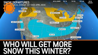 Winter Forecast '23-'24: Who Will Get More Snow This Winter? | AccuWeather