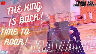 THE LION IS BACK! TIME TO ROAR! | 500 SUBS SPECIAL MONTAGE ft.Mavane | PUBG Mobile | NTBisOP