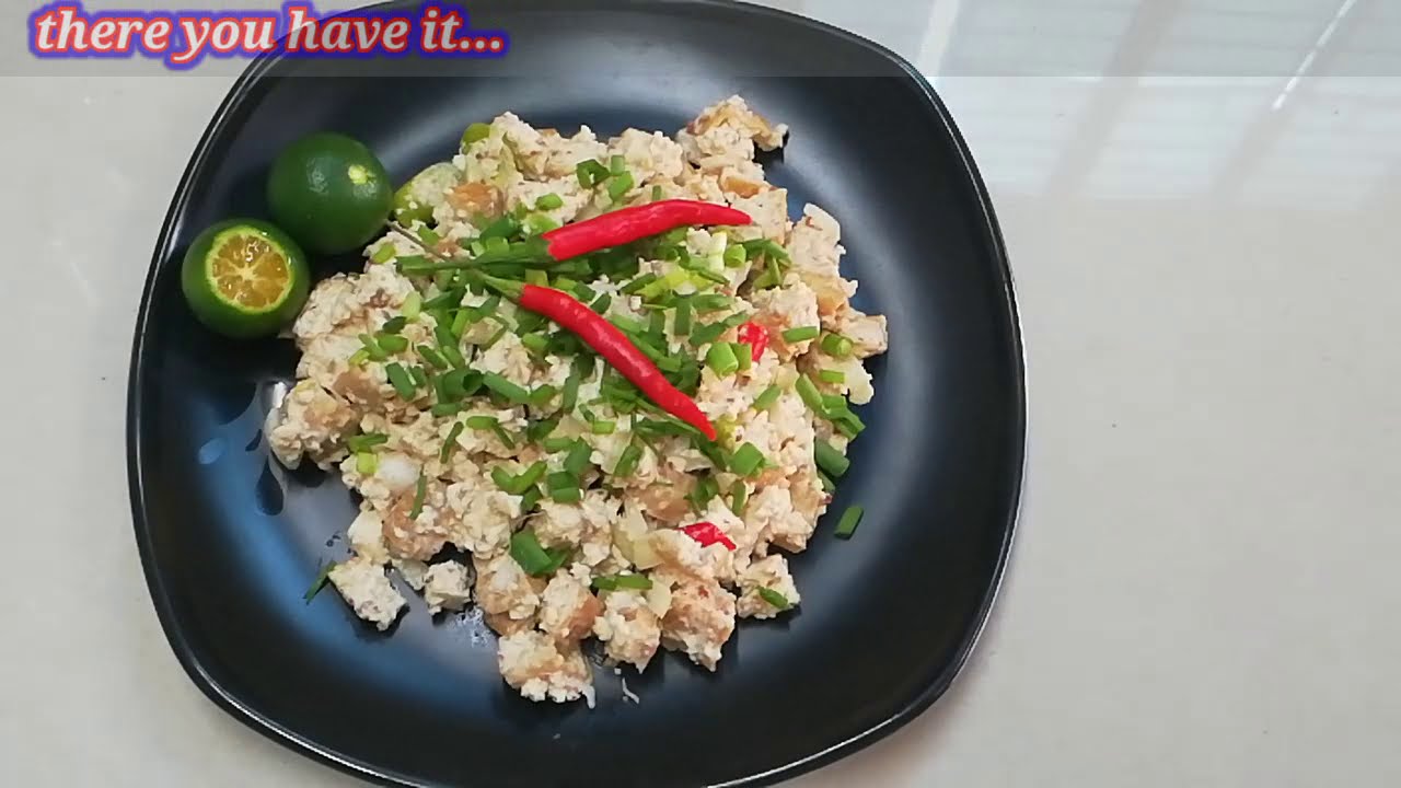 Tokwa con Sisig|How to do this healthy and yummy sisig?|keisarap - YouTube