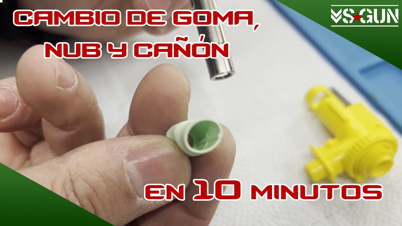 ⚠️ Tutorial Básico: Cambio de goma, cañón y nub en menos de 10 minutos | VSGun