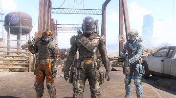 1v1v1 Snipers only (360 trickshot Cod bo3)