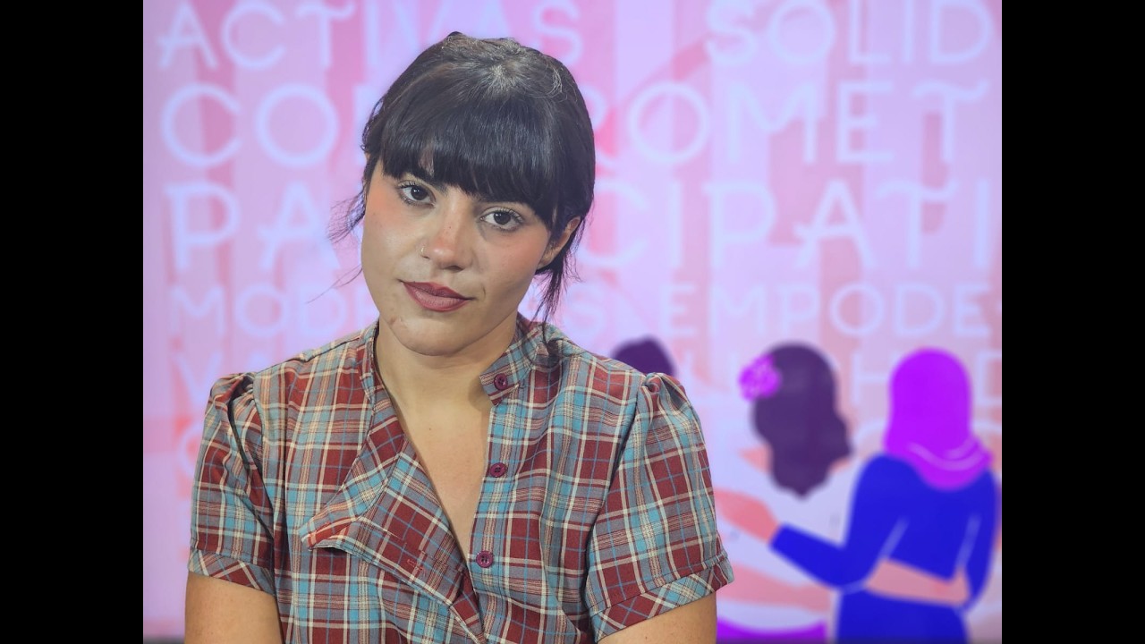 Taller Mujeres Progresistas. La cantante chipionera Dulze nos habla de su trayectoria.