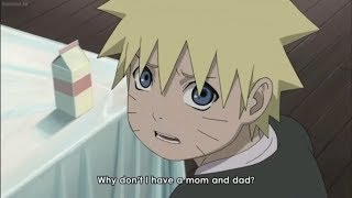 Momen sedih Naruto - Naruto bertanya tentang orangtuanya.