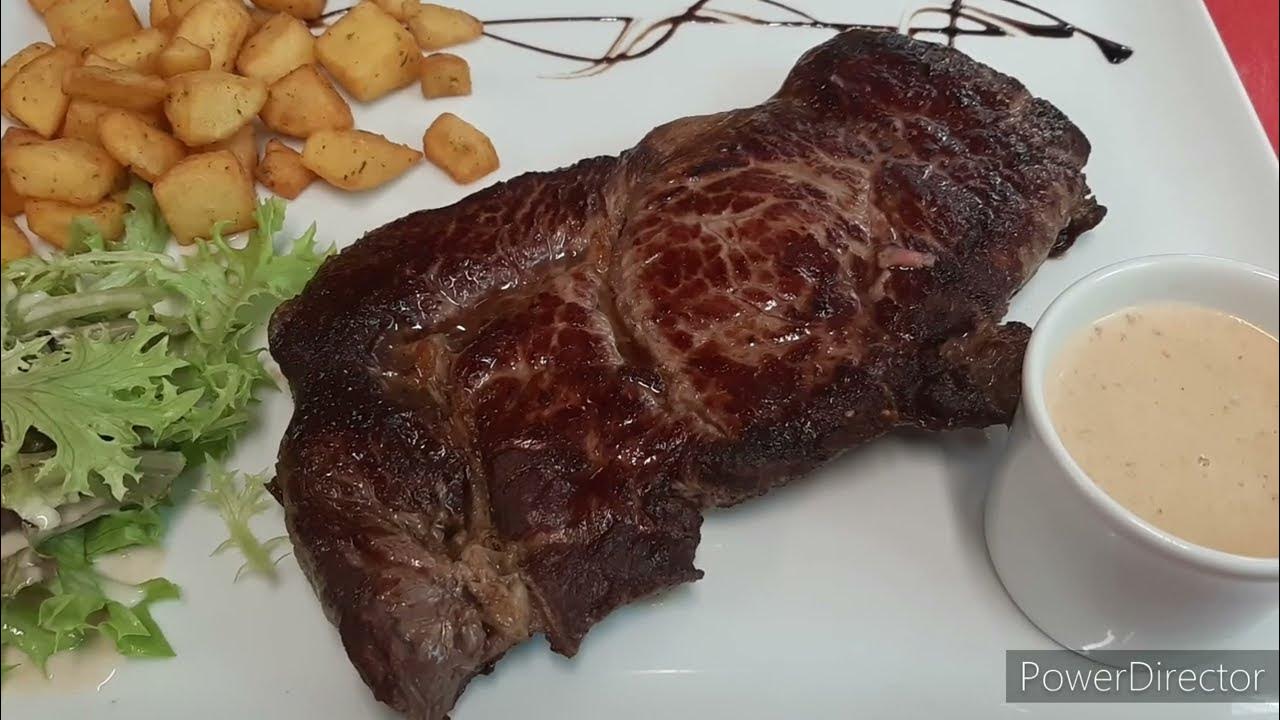 Recette de Cuisine L'Entrecôte Sauce Roquefort, Pommes de terre sautées