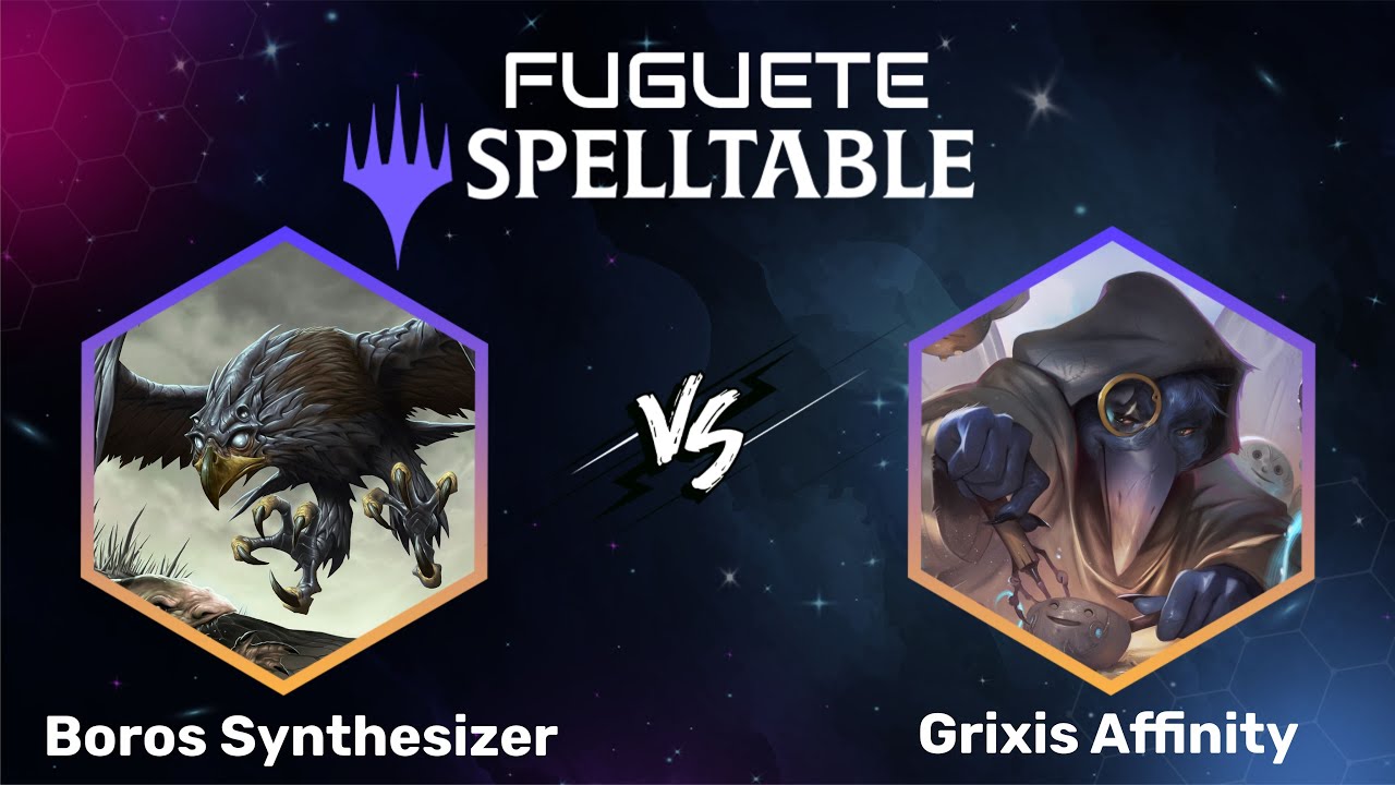  PAUPER SPELLTABLE Boros Synthesizer VS Grixis Affinity Gameplay 