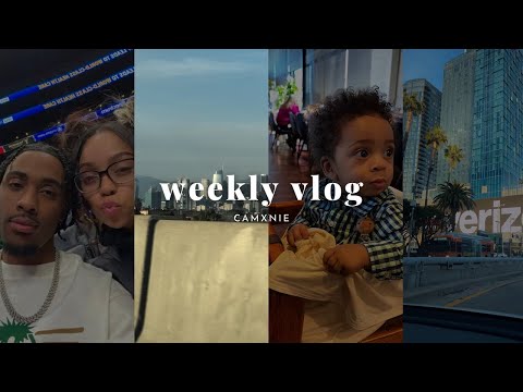 WEEKLY VLOG| CAM'S BIRTHDAY + BASKETBALL GAME + FAMILY DINNER & MORE