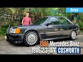 1986 Mercedes Benz 190E 2.3-16V Cosworth (W201) Review