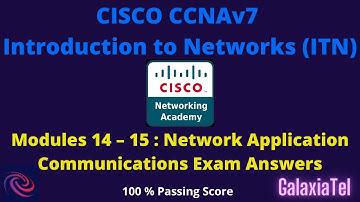 CCNA 1 v7 Modules 14 – 15: Network Application Communications Exam Answers