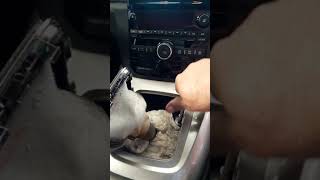 2009 Saturn Sky Cupholder removal