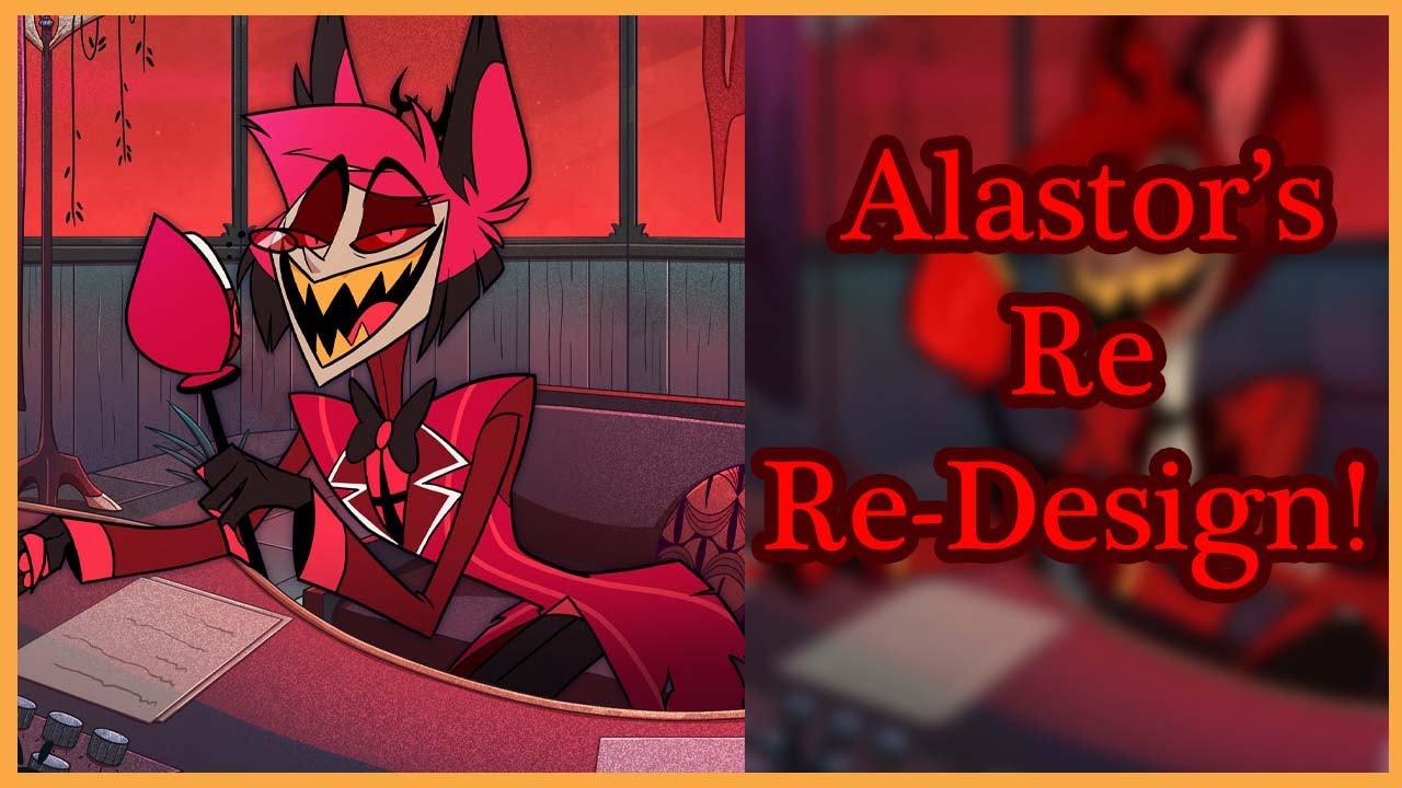 Alastor RE RE-DESIGN (SpeedDraw) - YouTube