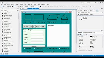 Cara Membuat Aplikasi Bangun Datar dengan Visual Studio 2012