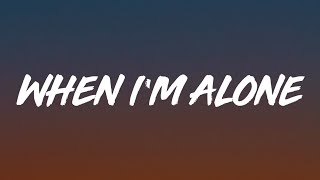 Post Malone - When I’m Alone (Lyrics) Resimi