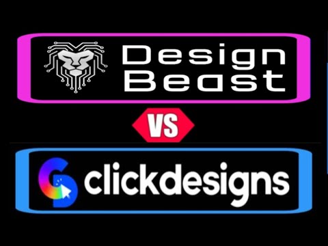 Review: Clickdesigns Review VS DesignBeast Review ( Shows How To Do Graphic Design! )