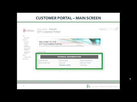 Using GTT Customer Portal