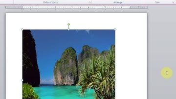 Lesson 41 Insert Picture Size Crop Microsoft Office Word 2007 2010 Free Tutorial Urdu Hindi Video