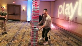 WORLDS BIGGEST JENGA