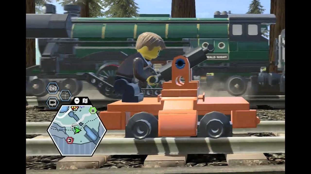 LEGO City Undercover (Nintendo Switch) - Riding Handcar on Railroad (Trackpump)