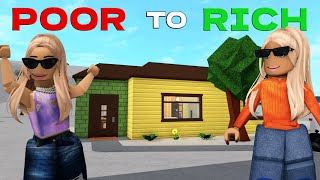 POOR TO RICH IN BLOXBURG  | roblox