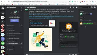 MLH Not University Hack 2020 Demo | MLH Helper