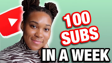 HOW TO GET YOUR FIRST 100 SUBSCRIBERS ON YOUTUBE FAST | 5 TIPS THAT ACTUALLY WORK