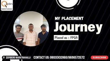 My Placement journey as QA Engineer from QSpiders Marathahalli