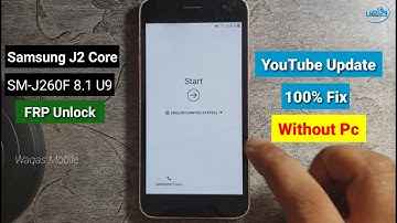Samsung J2 Core (SM-J260F) FRP Unlock Without Pc - J260f Google Account Bypass by Waqas Mobile
