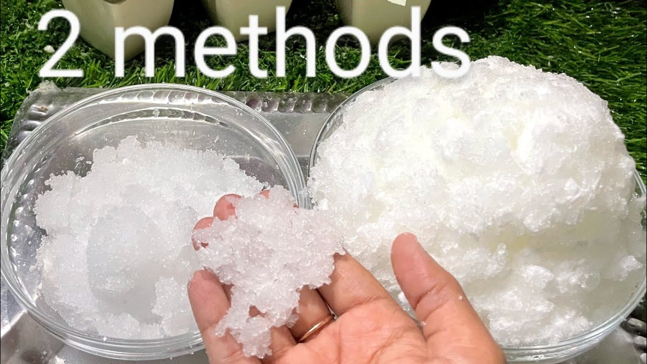 How to make fake snow at home diy fake snow christmas snow