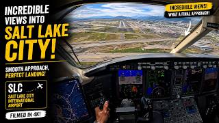 Landing at Salt Lake City | Challenger 350