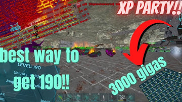 BEST way to get EXP on ARK and reach 190!! | Ark Official Pvp