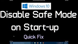 Famous How to disable safe mode on start-up in windows 10 (Quick & Easy) Wealth