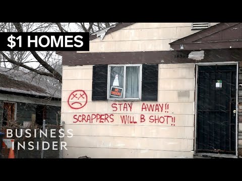 Video: Why is Detroit a ghost town? Photos before and after