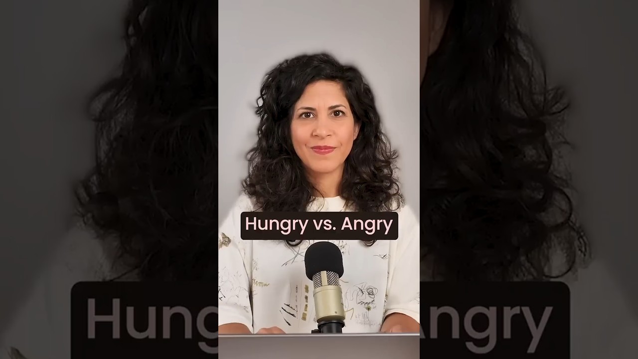 How to pronounce HUNGRY vs. ANGRY