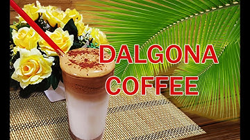 DALGONA COFFEE AT HOME ( NO MIXER & WIRE WHISK ) USE TABLESPOON