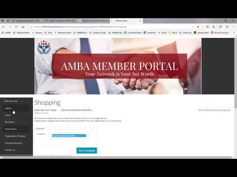 How To: Purchase 2020 Conference AMBA Members