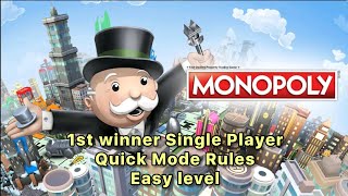 MONOPOLY by Marmalade Game Studio | 1st winner Single Player | Quick Mode Rules | Easy Level screenshot 5