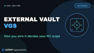 Hyperswitch + VGS External Vault: The Wiring Decides Your PCI Scope