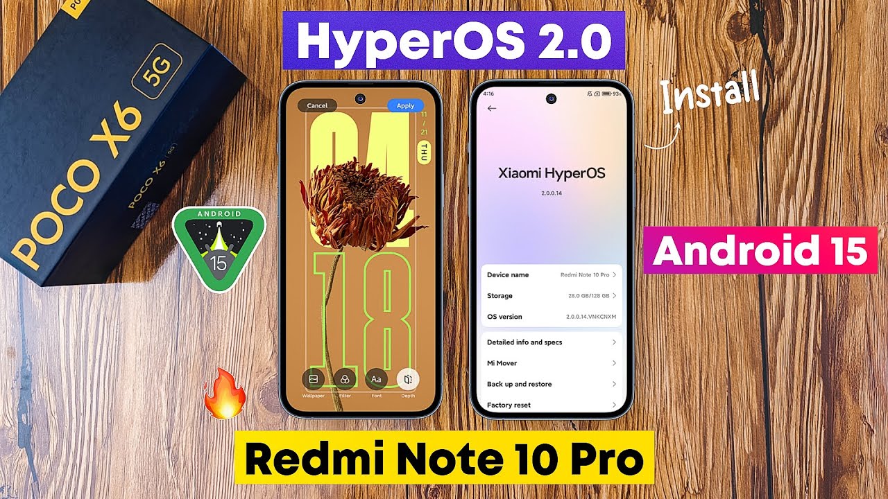 HyperOS 2.0 Update | Redmi Note 10 Pro | Install Android 15 - YouTube
