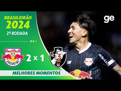 BRAGANTINO 2 X 1 VASCO | MELHORES MOMENTOS | 2ª RODADA BRASILEIRÃO 2024 | ge.globo