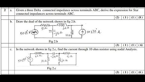 ECA & Network Analysis Model question paper #circuitanalysis #modelquestionpaper2023 #eca #network