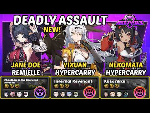 NEW Deadly Assault! | Jane Doe & Yixuan & Nekomata | Trial 9