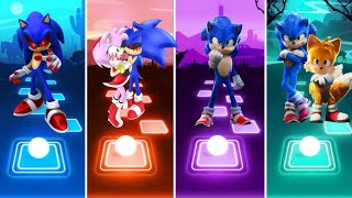 Sonic Exe 🆚 Sonic Amy Exe 🆚 Sonic Hedgehog 🆚 Sonic Tails Hedgehog Tiles Hop