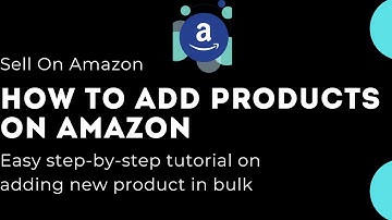 Learn How To Add New Products On Amazon In Bulk (Custom Template Method)