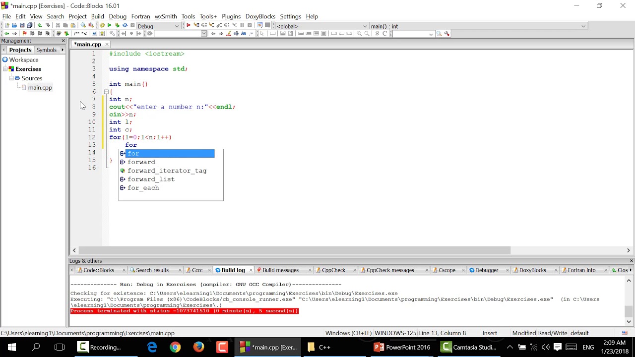 U5 Coding Computer Programming - 1 | U5-L6 | Exercise - 3 - YouTube
