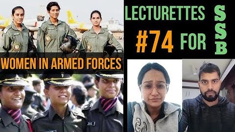 Lecturette for SSB|| WOMEN IN ARMED FORCES || #74 || TARGET DEFENCE FORCES